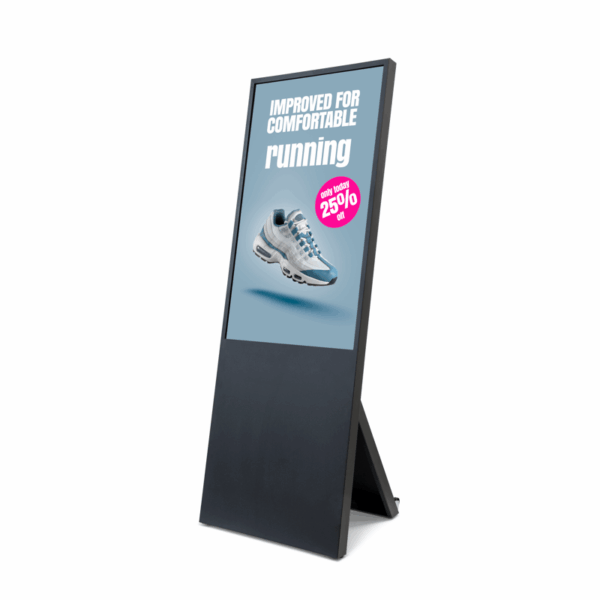 Digitaler Kundenstopper Flat Line